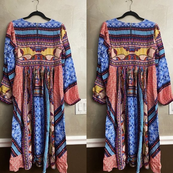 ANTHROPOLOGIE Bhanuni Jyoti Marcelina Midi Dress - Picture 5 of 5